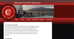 Desktop Screenshot of caltechtesting.com